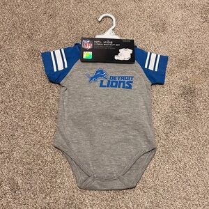 Detroit Lions Infant Gray and Blue Matching Set